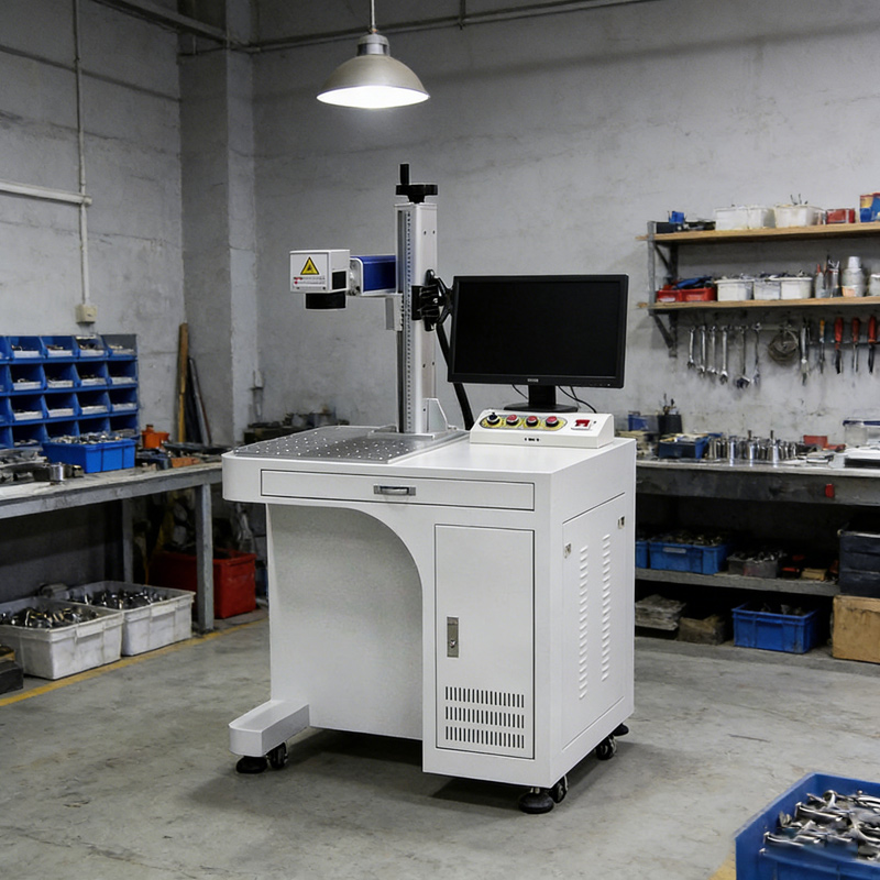 Industrial Laser Engraver For Metal - Волоконный лазерный маркиратор 50 Вт с