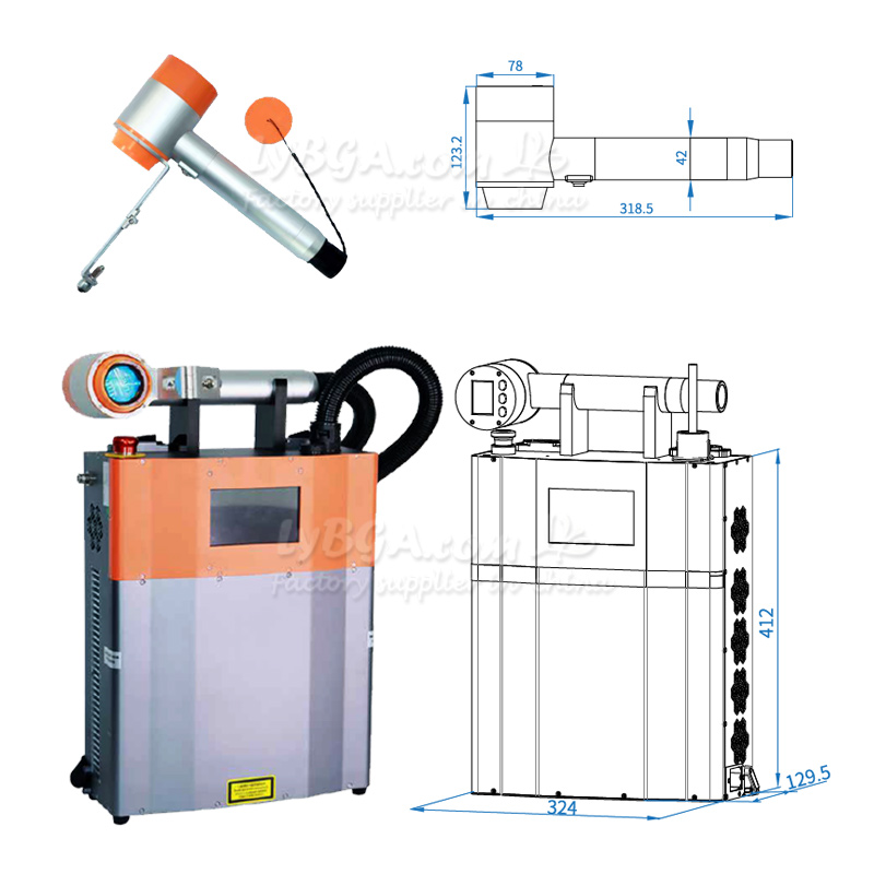 LY-LCG100A Импульсная лазерная – обзор и цена Industrial Laser Rust Remover