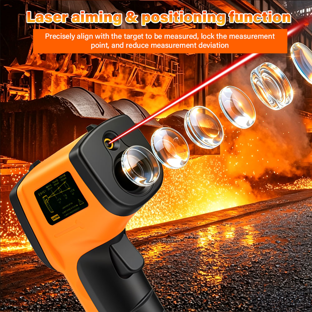 Цифровой инфракрасный термомет – обзор и цена Industrial Laser Temperature Sensor