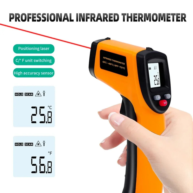 -50~380 ° C Промышленный инфра – обзор и цена Industrial Laser Temperature Sensor
