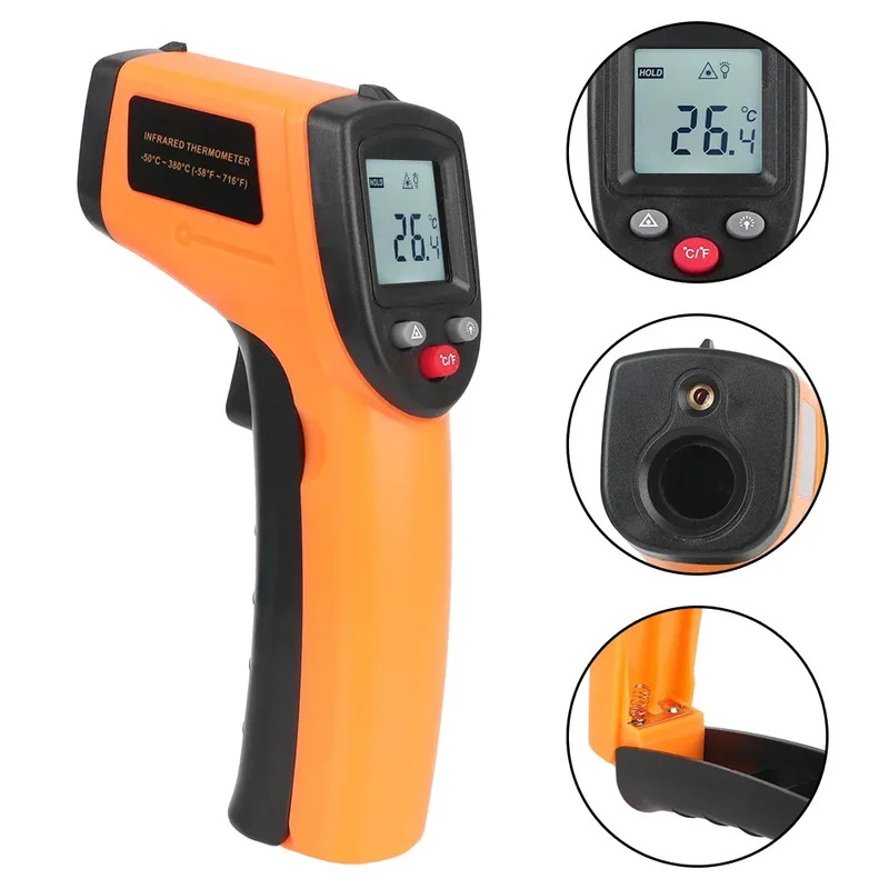 -50~380 ° C Промышленный инфра – обзор и цена Industrial Laser Temperature Sensor